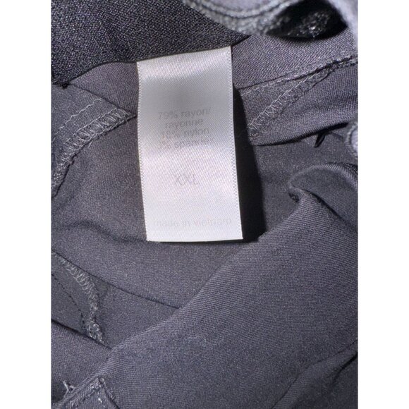 Maurices Womens Black Capri Pants Size XXL  Rayon & Nylon Blend - Picture 3 of 7